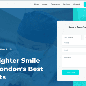 Medical One Pager Website